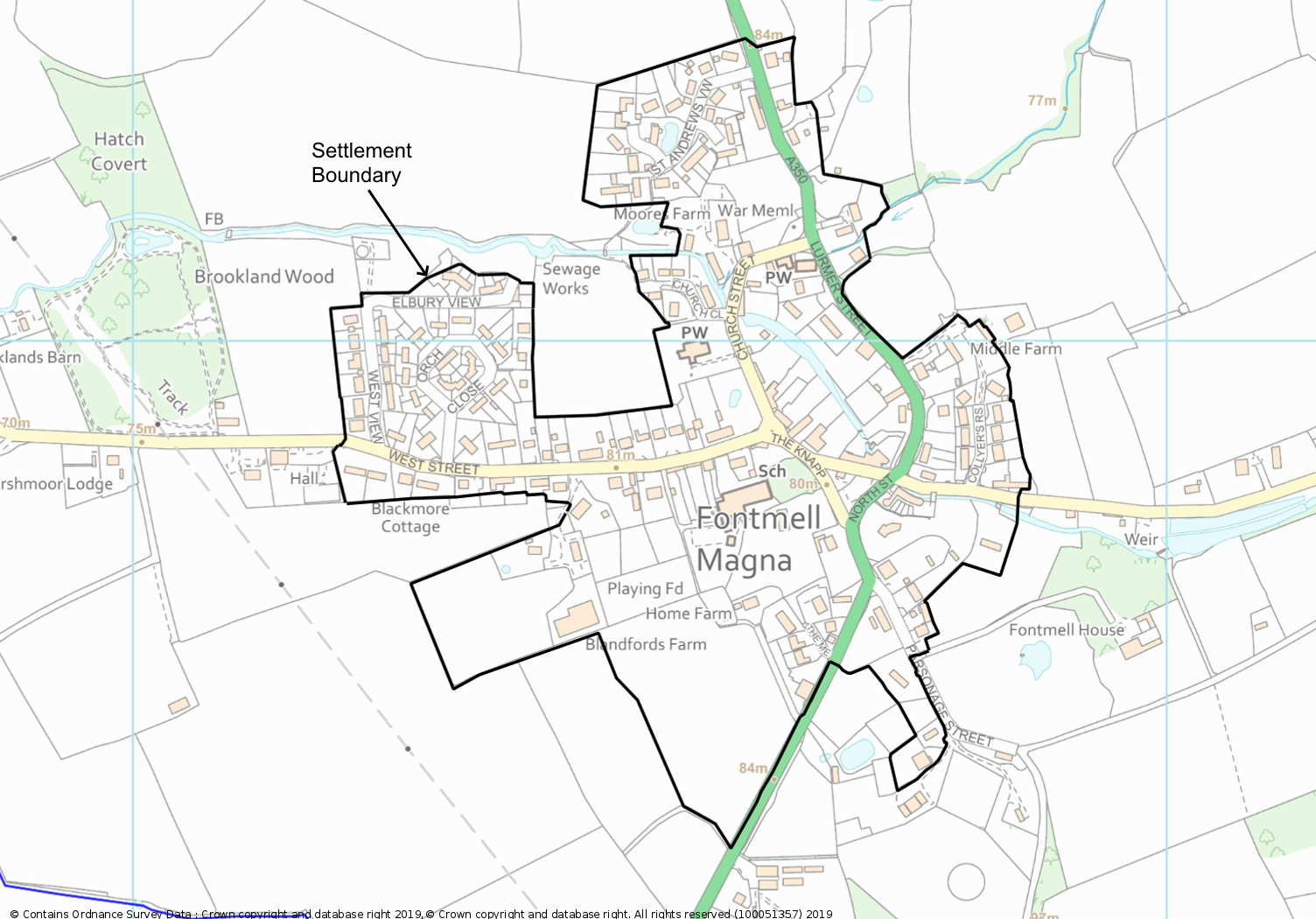 settlement boundary map